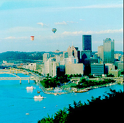 Balloons over Downtown
Pittsburgh