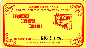 Society Membership Card