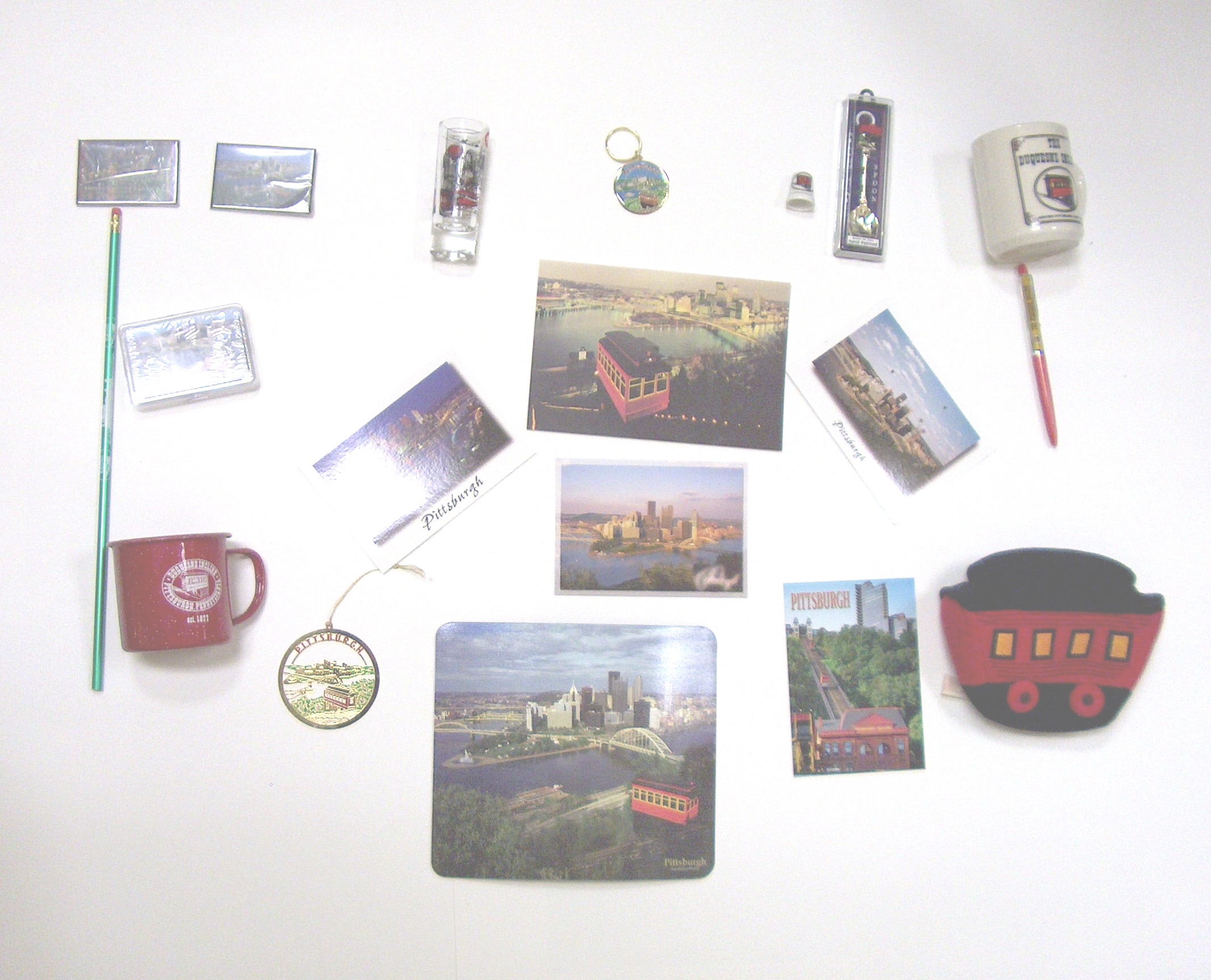 Postcards and Knick-Knacks for sale at Duquesne Incline